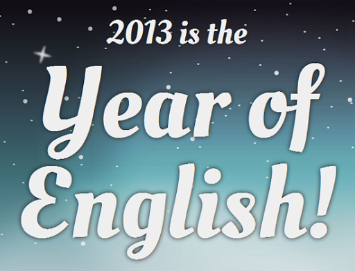 Make 2013 the Year of English!